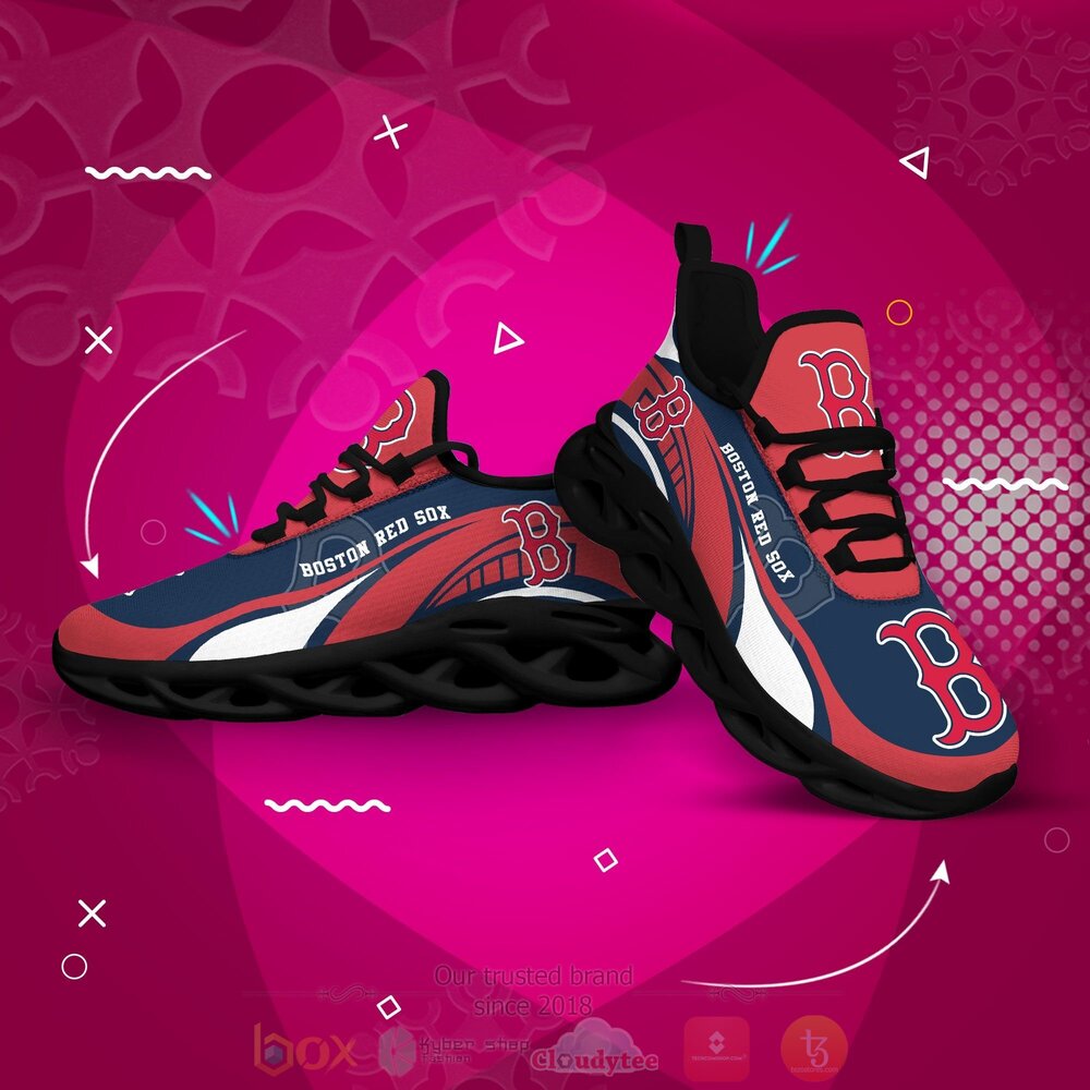 BEST MLB Boston Red Sox Clunky Sneakers 4 MLB Boston Red Sox Clunky Max Soul Shoes 1 2 3