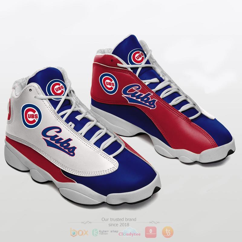 MLB Chicago Cubs Team Air Jordan 13 Sneaker shoes
