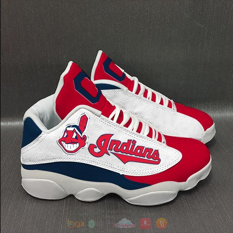 MLB Cleveland Indians Air Jordan 13 Sneaker shoes
