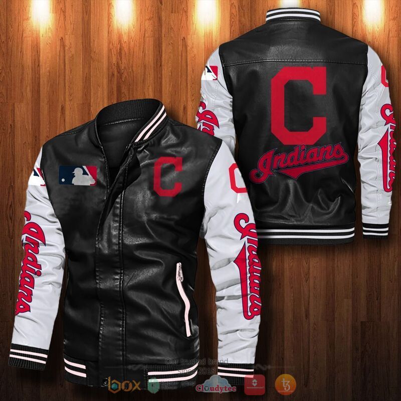 MLB Cleveland Indians Bomber leather jacket