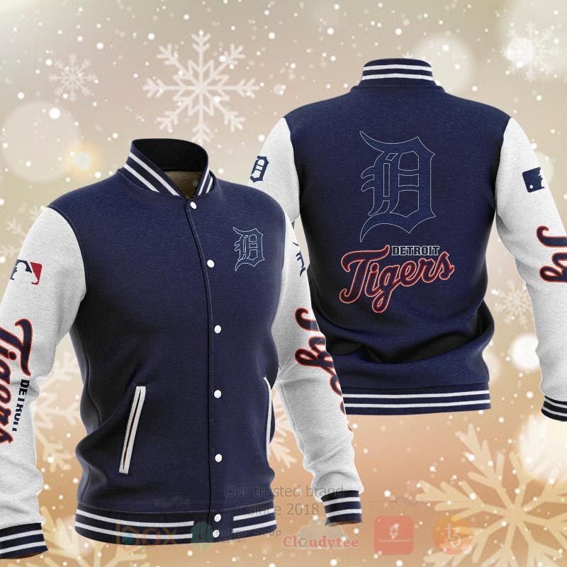 BEST MLB Detroit Tigers 3D Baseball Jacket 2 MLB Detroit Tigers Baseball Jacket 1