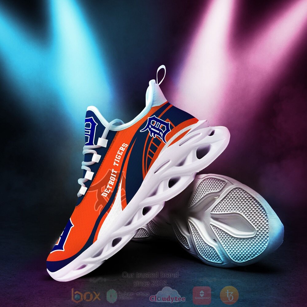 BEST MLB Detroit Tigers Clunky Sneakers 3 MLB Detroit Tigers Clunky Max Soul Shoes 1 2
