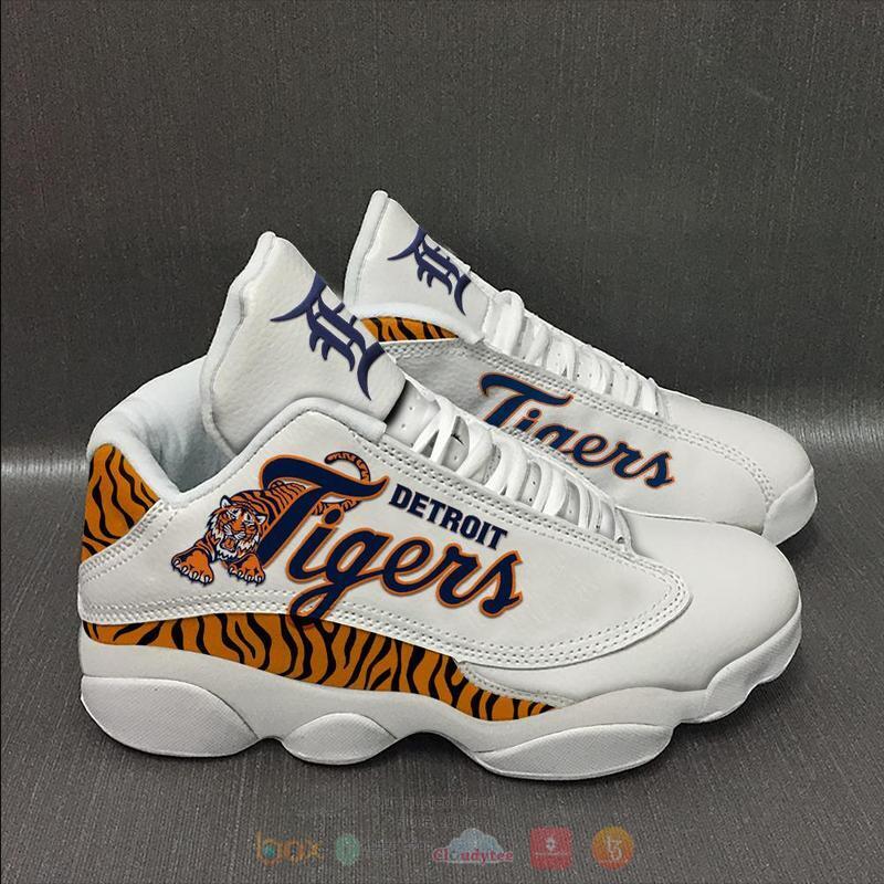 MLB Detroit Tigers baseball team Air Jordan 13 Sneaker shoes