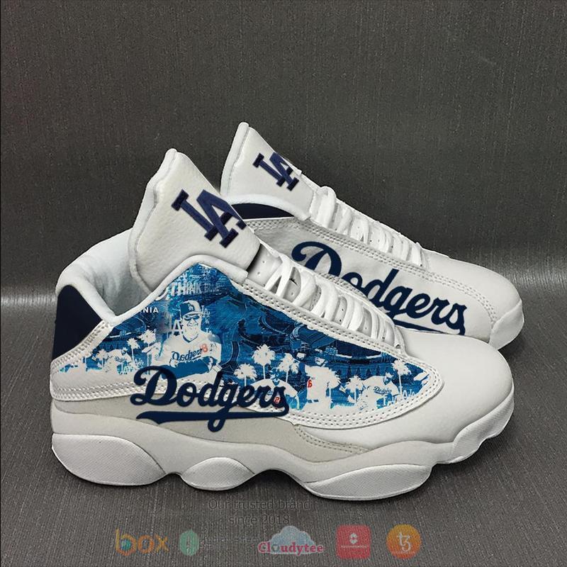 MLB Los Angeles Dodgers Football Team Air Jordan 13 Shoes