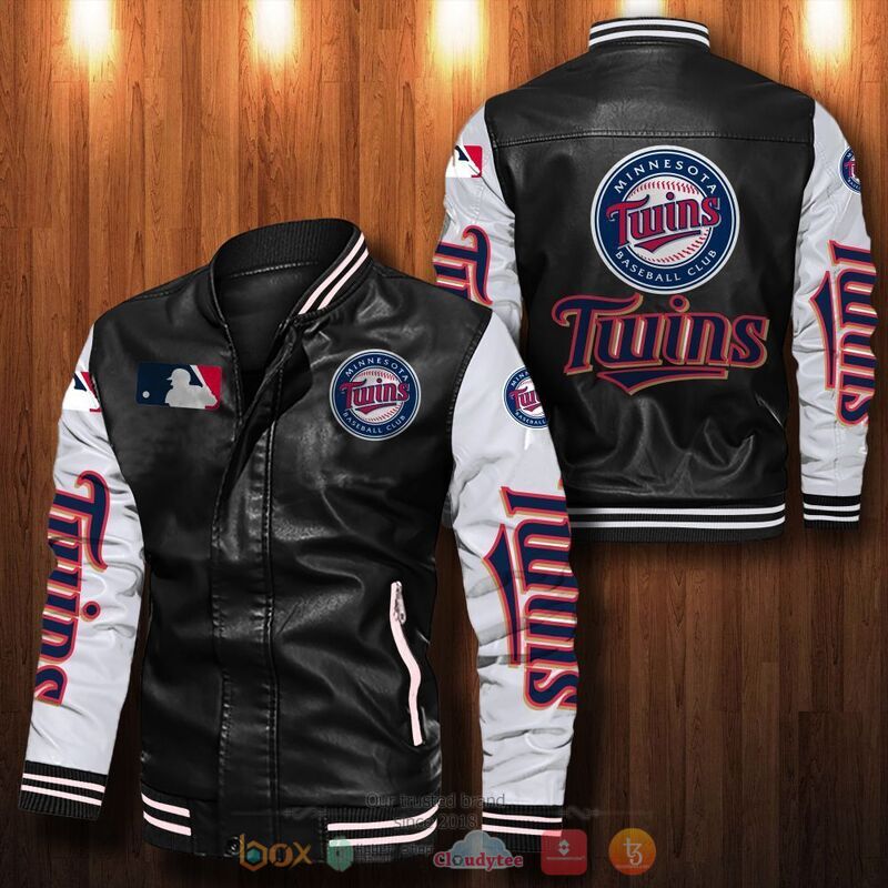 MLB Minnesota Twins Bomber leather jacket