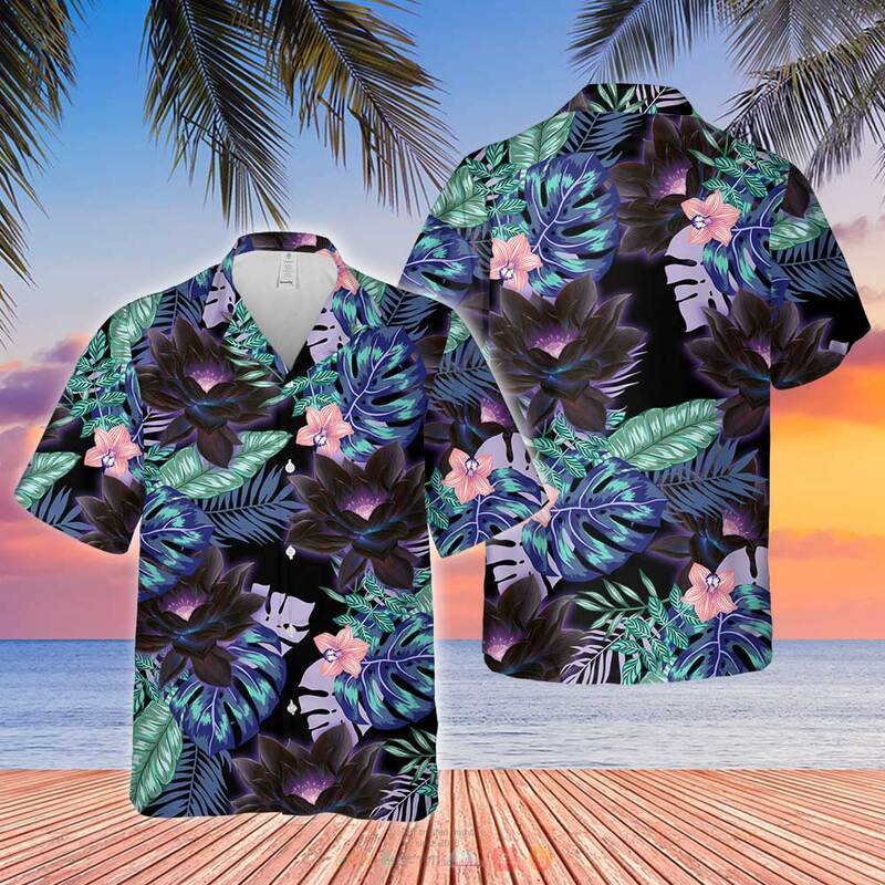 Magic The Gathering Black Lotus Tropical Hawaiian shirt 1 Magic The Gathering Black Lotus Tropical Hawaiian shirt