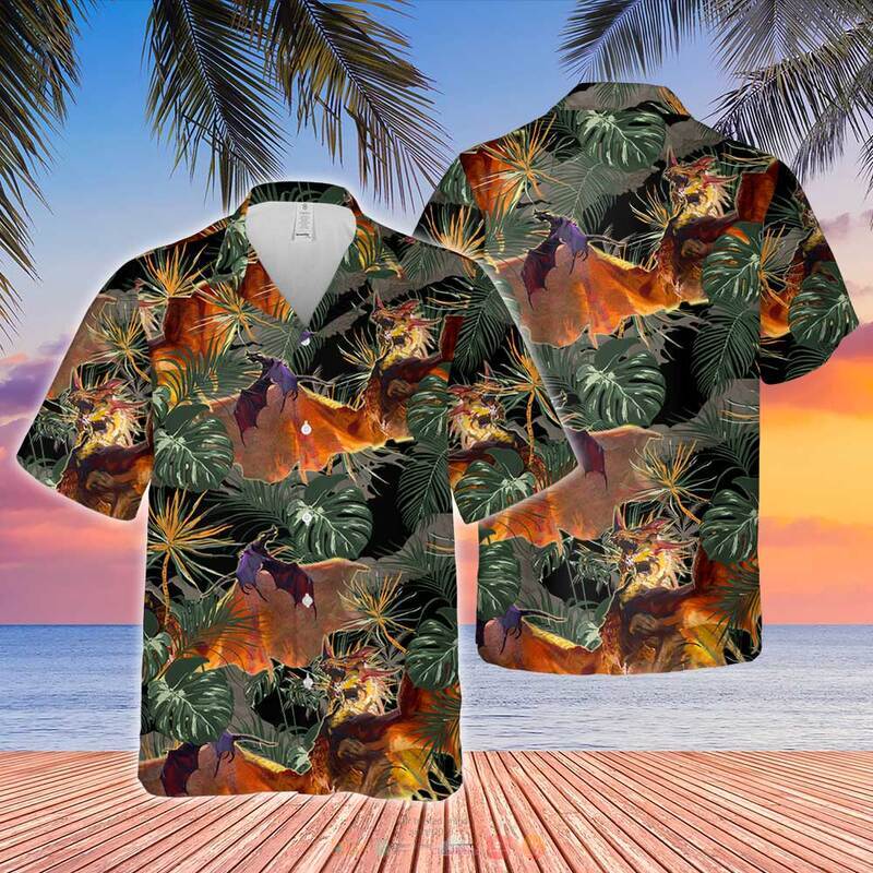 Magic The Gathering Ur Dragon Hawaiian shirt 2 Magic The Gathering Ur Dragon Hawaiian shirt
