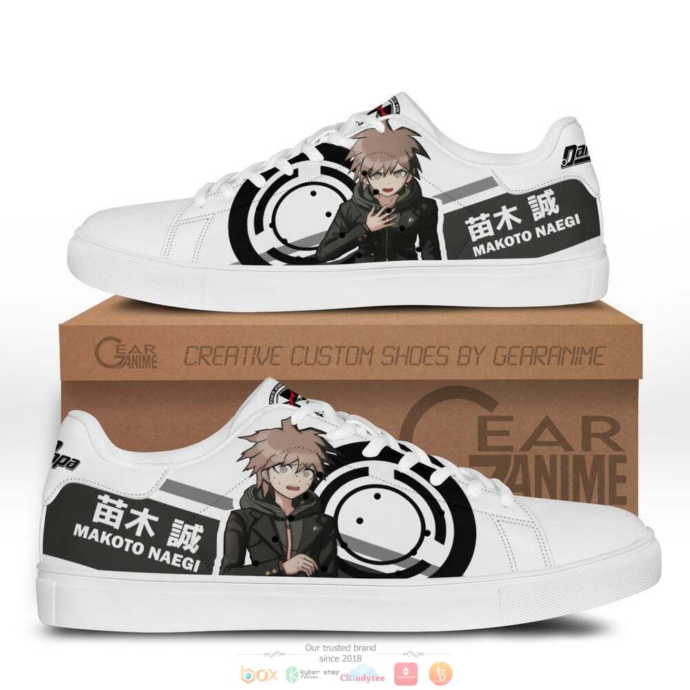 Makoto Naegi Anime Danganronpa Skate Stan Smith Shoes