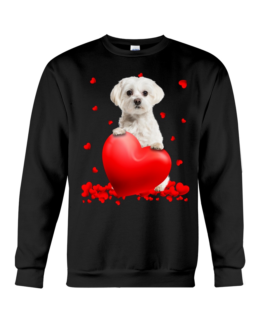 Maltese Valentine Hearts jersey shirt, hoodie 5 Maltese Valentine Hearts shirt hoodie 6