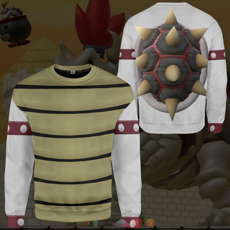 Mario Dry Bowser 3D Shirt, Hoodie 7 Mario Dry Bowser 3D Shirt Hoodie 1 2 3 4 5 6