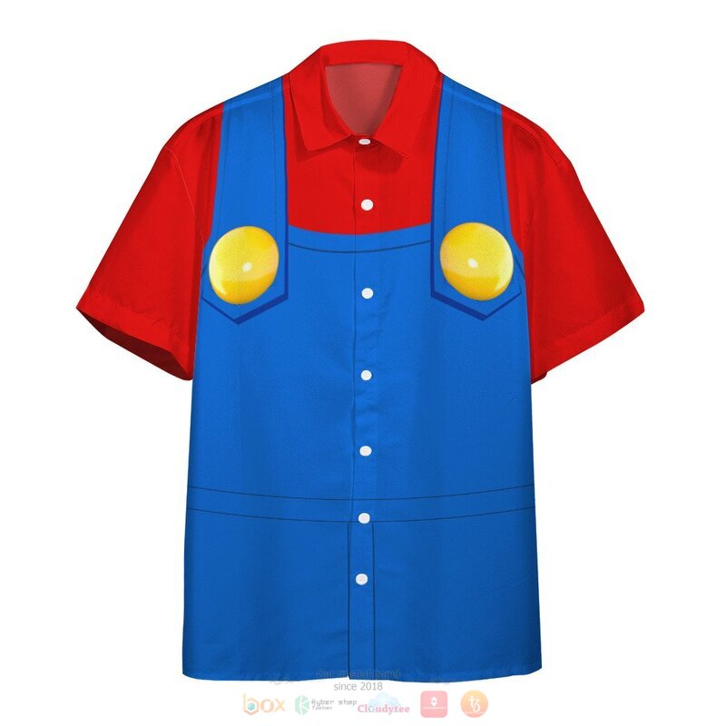 Mario Hawaiian Shirt Short