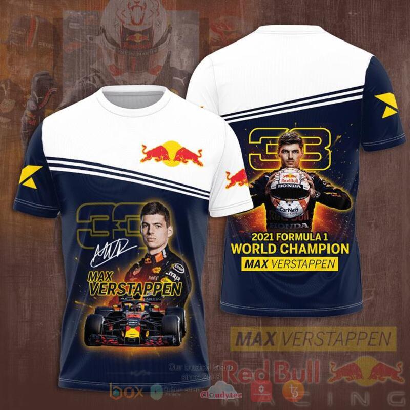Max Verstappen World champion RedBull Formula 1 3d shirt, hoodie 2 Max Verstappen World champion RedBull Formula 1 3d shirt hoodie 1