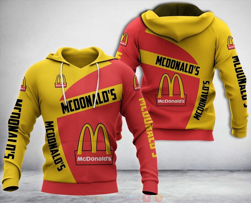 McDonald's Company Hoodie 3 McDonalds 3d Hoodie