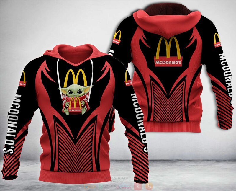 McDonald's Company Baby Yoda Hoodie 2 McDonalds Baby Yoda 3d Hoodie