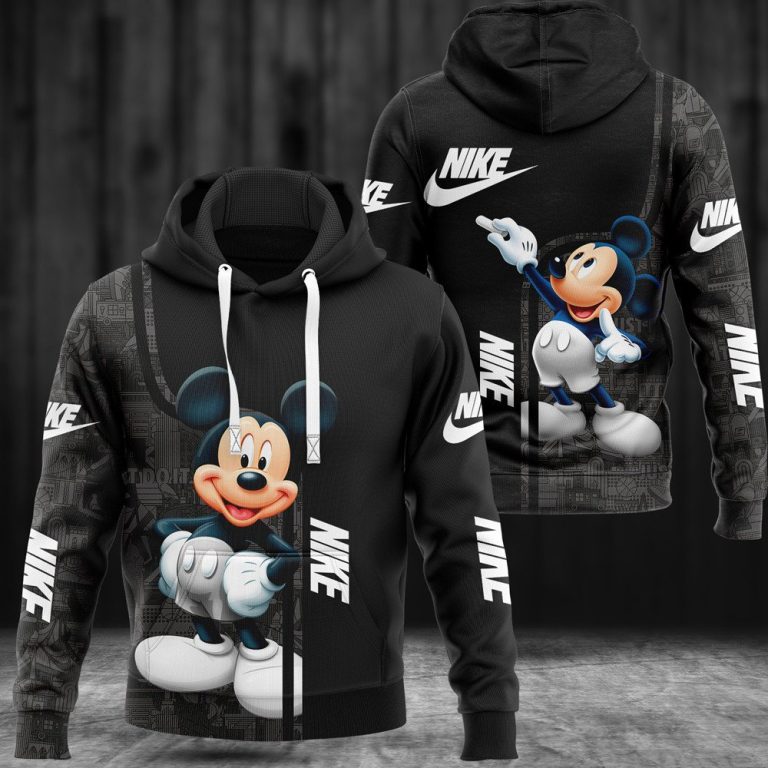 Mickey Mouse Nike blakc hoodie pant 1