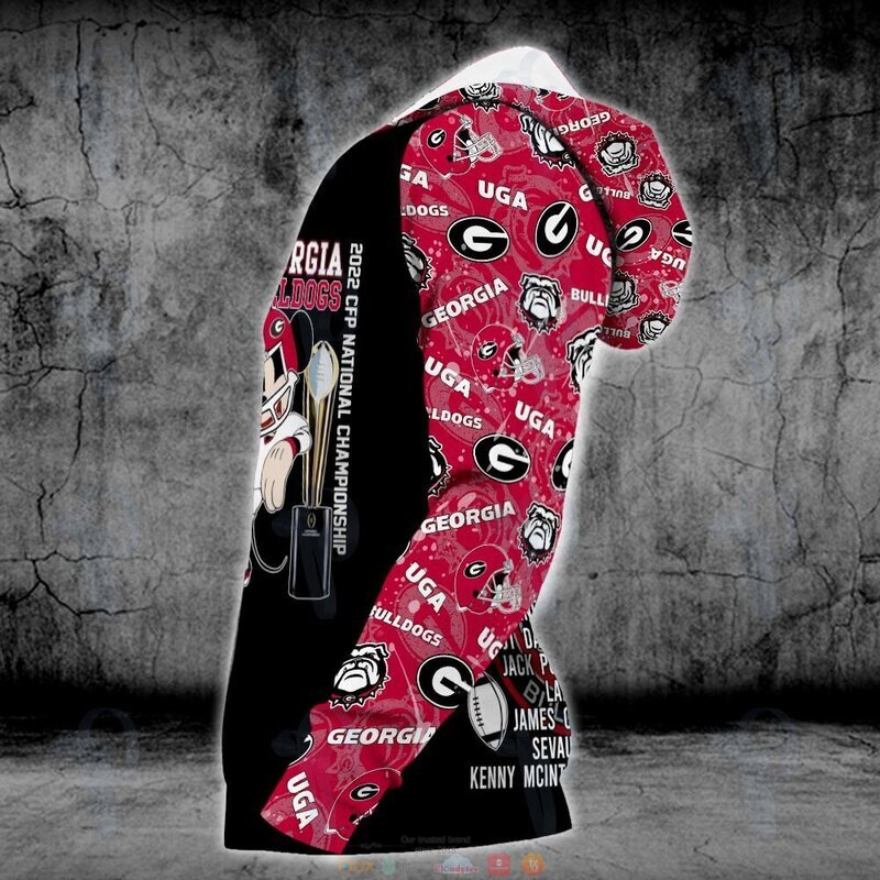 NEW Mickey Mouse 2022 CFP National Championship Georgia Bulldogs jersey shirt, hoodie 5 Mickey Mouse 2022 CFP National Championship Georgia Bulldog 3d shirt hoodie 1 2 3 4