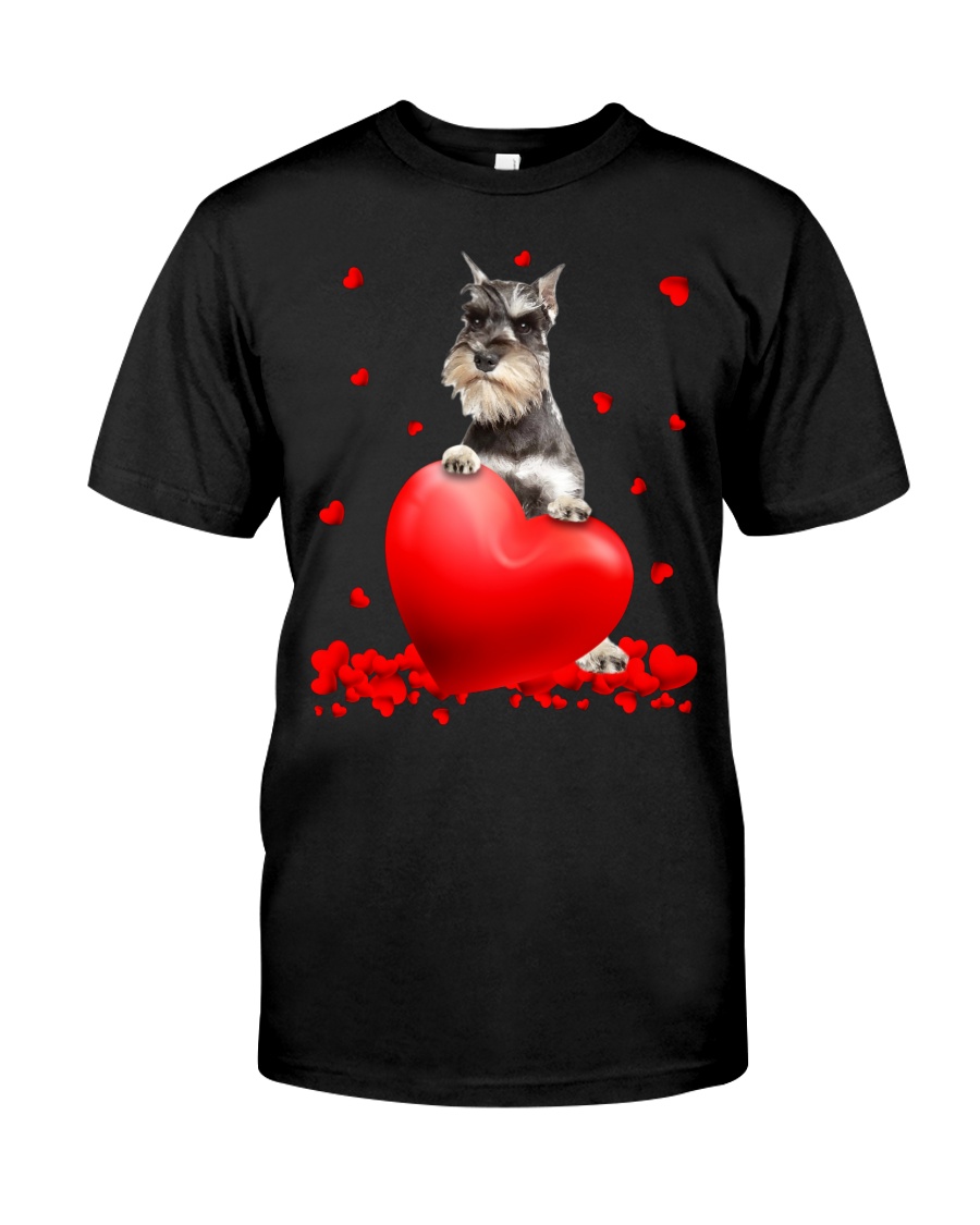 Miniature Schnauzer Valentine Hearts jersey shirt, hoodie 11 Miniature Schnauzer Valentine Hearts shirt hoodie 1