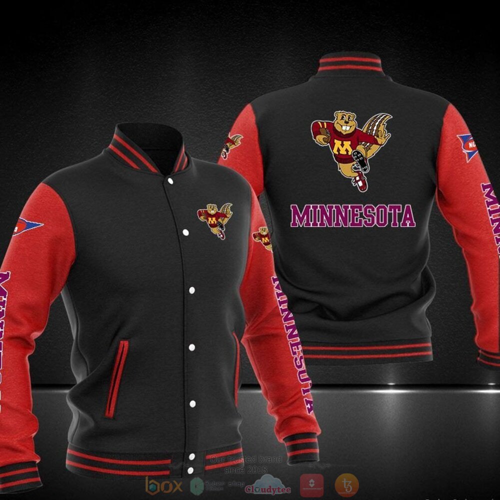 NEW Minnesota Golden Gophers baseball jacket 3 Minnesota Golden Gophers baseball jacket 1 2