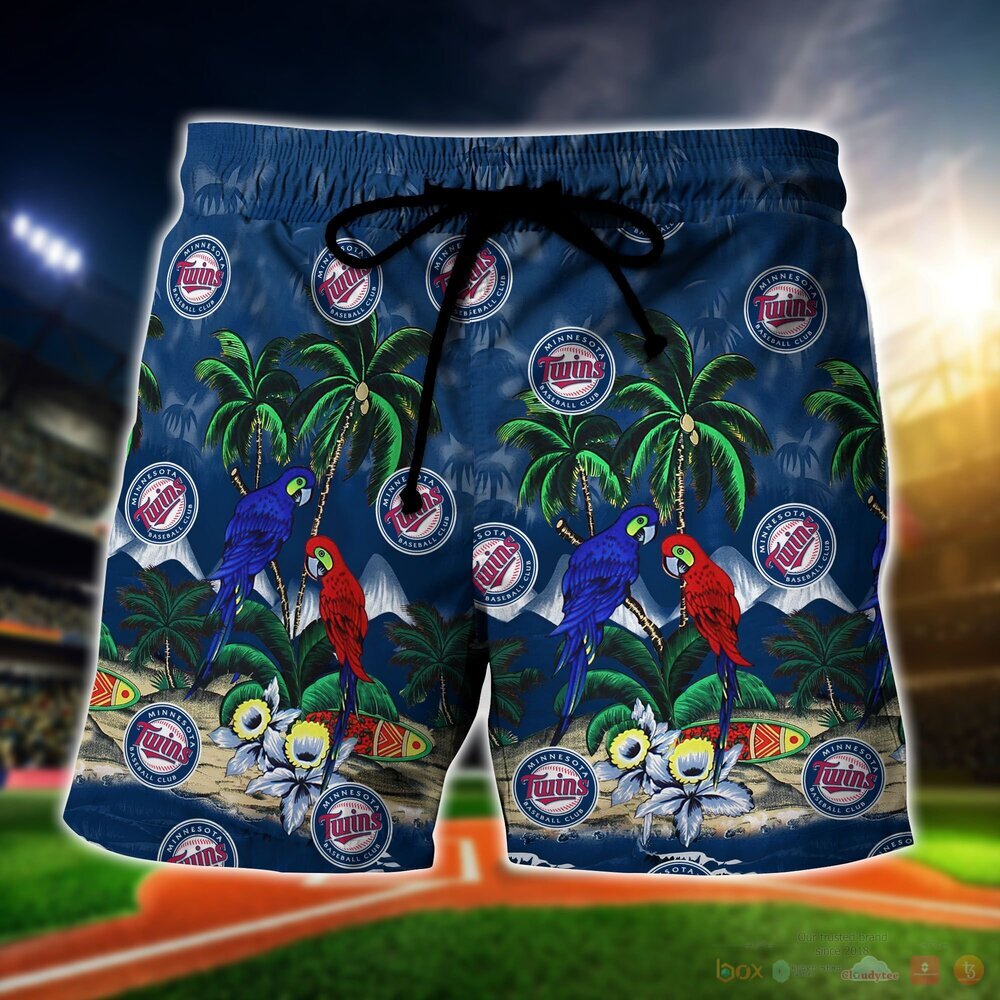 Minnesota Twins MLB Island Hawaiian Shirt and Shorts 1 2 3 4