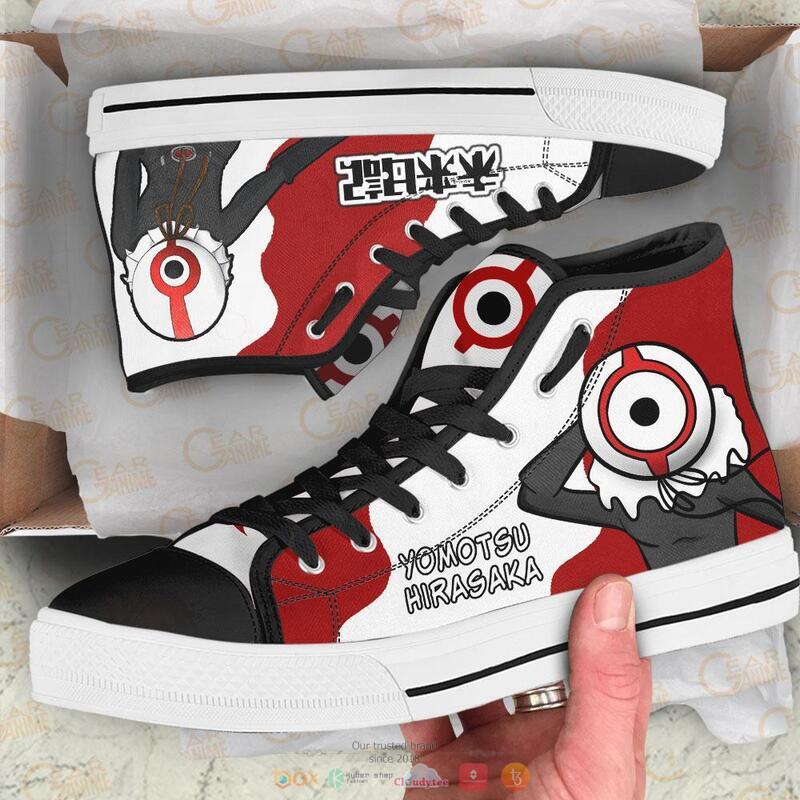 Mirai Nikki The Future Diary Yomotsu Hirasaka canvas high top shoes 1