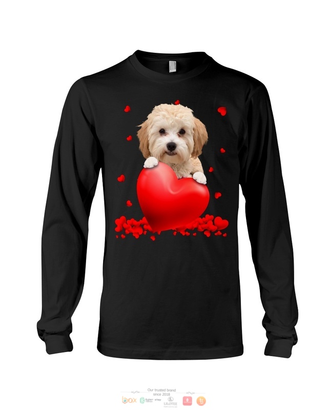 Valentine Hearts Morkie Poo hoodie, shirt 4 Morkie Poo Valentine Hearts shirt hoodie 1 2 3