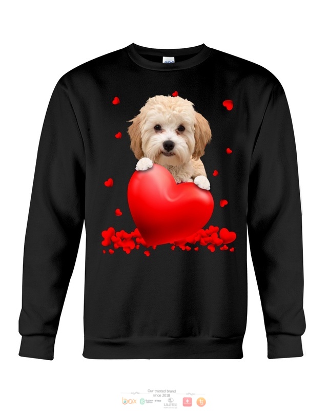 Valentine Hearts Morkie Poo hoodie, shirt 6 Morkie Poo Valentine Hearts shirt hoodie 1 2 3 4 5