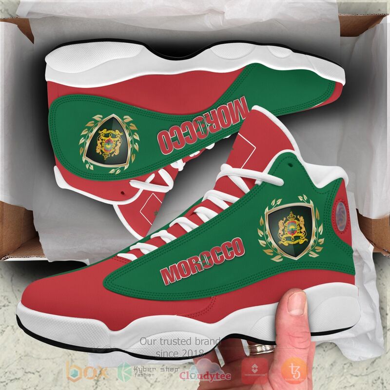 Morocco Logo Personalized Air Jordan 13 Shoes 1