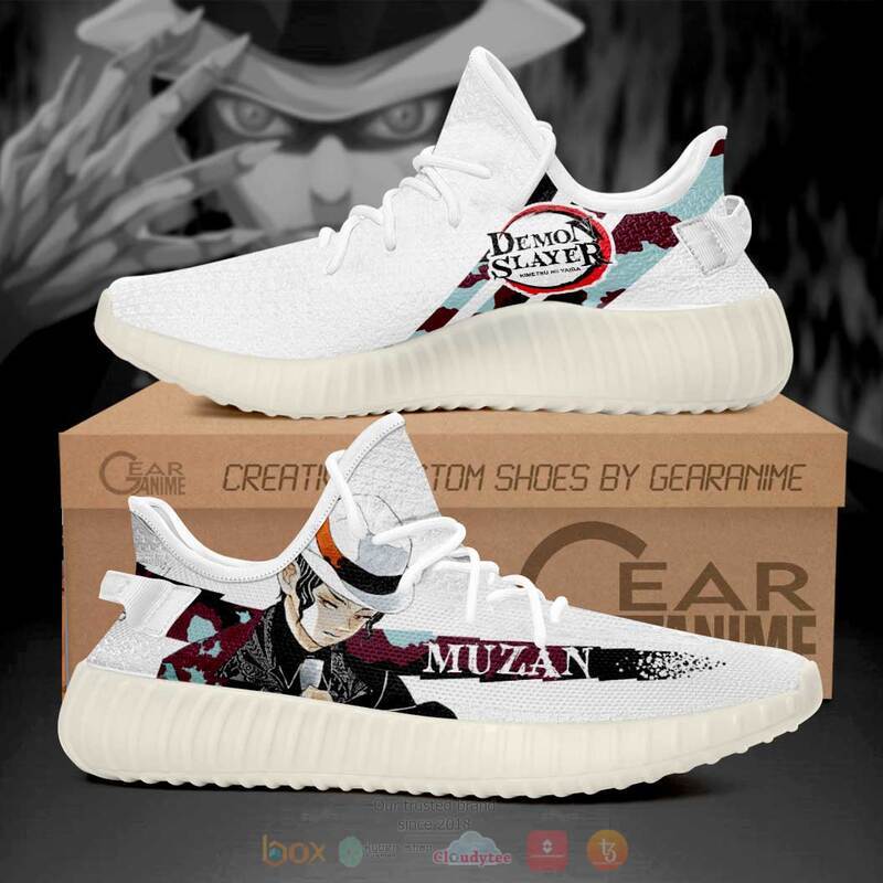 Muzan Kibutsuji Demon Slayer Yeezy Sneaker Shoes 9 Muzan Kibutsuji Demon Slayer Yeezy Sneaker Shoes