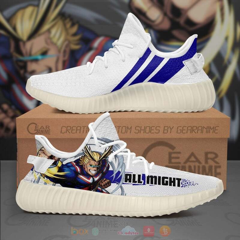 My Hero Academia All Might Yeezy Sneaker shoes