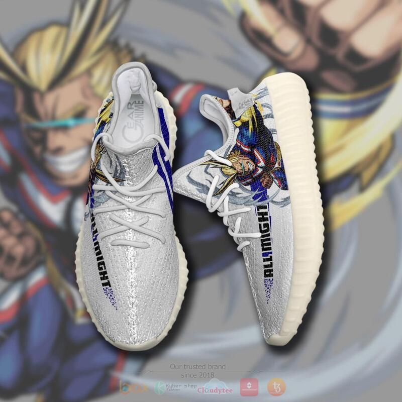 My Hero Academia All Might Yeezy Sneaker shoes 3 My Hero Academia All Might Yeezy Sneaker shoes 1 2