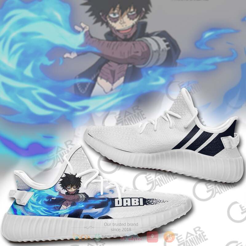 My Hero Academia Dabi Yeezy Sneaker shoes 1