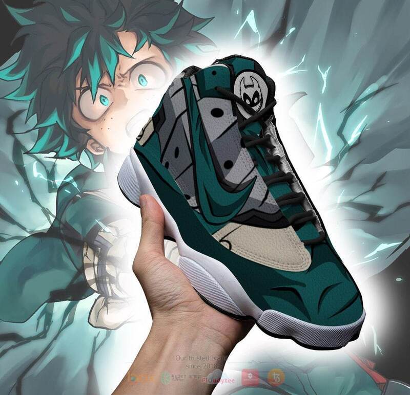 My Hero Academia Deku Air Jordan 13 Sneaker Shoes 2 My Hero Academia Deku Air Jordan 13 Sneaker Shoes 1