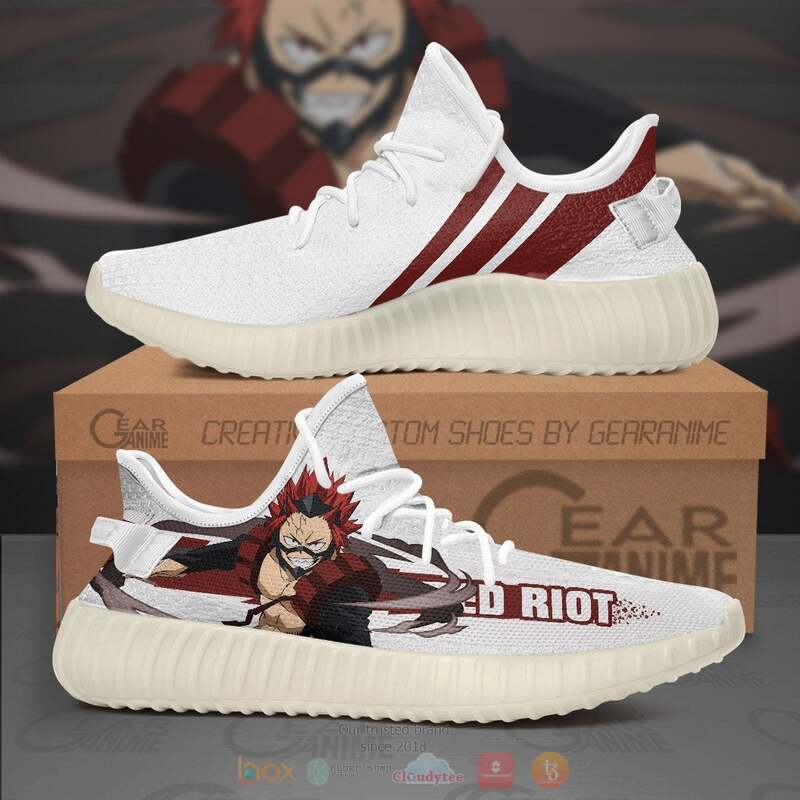 My Hero Academia Eijiro Kirishima Red Riot Yeezy Sneaker shoes