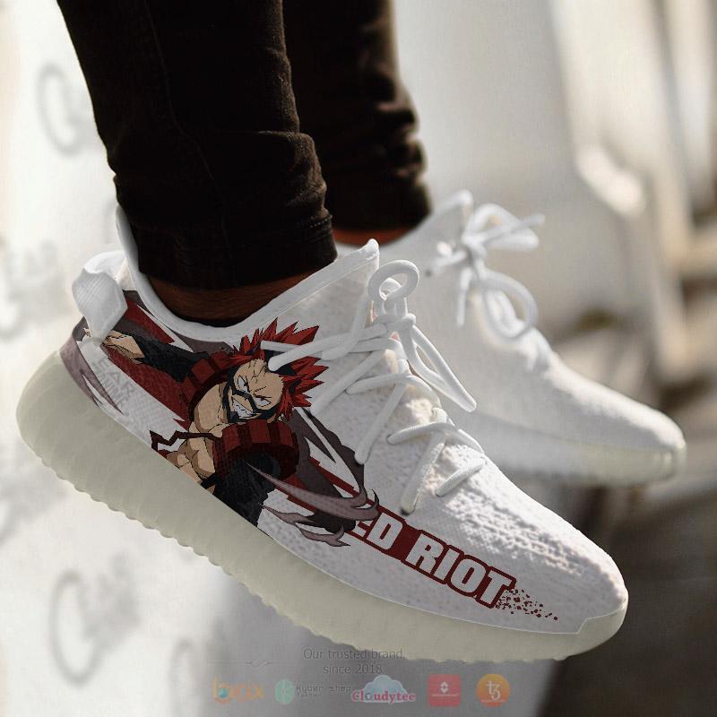 My Hero Academia Eijiro Kirishima Red Riot Yeezy Sneaker shoes 5 My Hero Academia Eijiro Kirishima Red Riot Yeezy Sneaker shoes 1 2 3 4