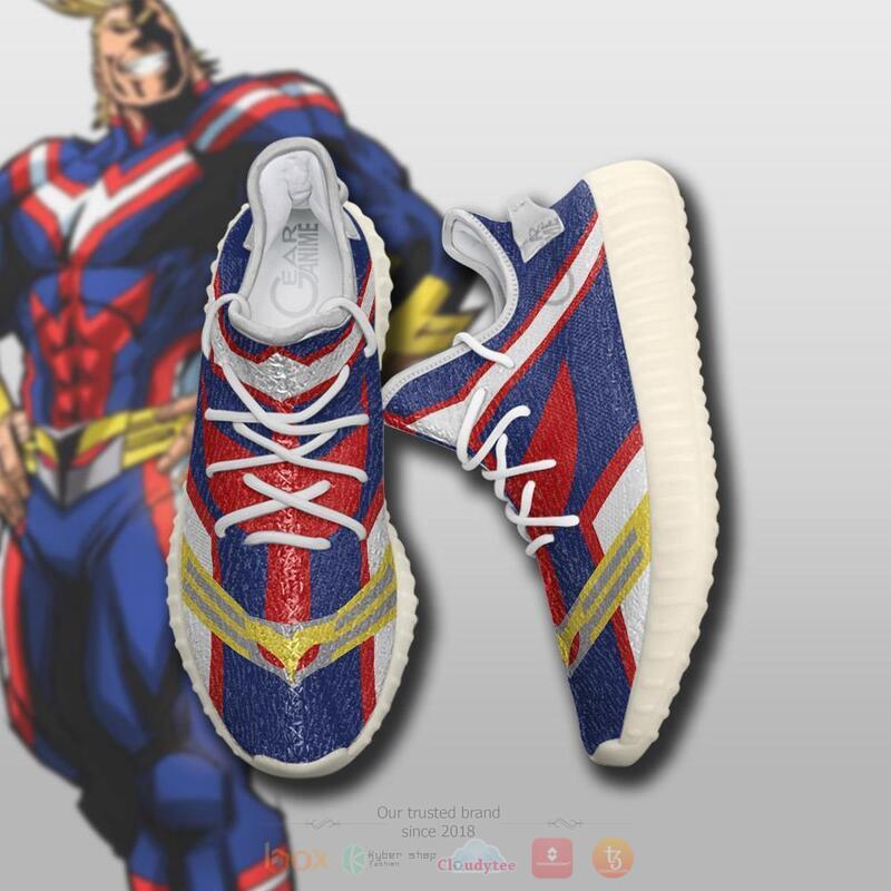 My Hero Academia Golden All Might Uniform Yeezy Sneaker shoes 5 My Hero Academia Golden All Might Uniform Yeezy Sneaker shoes 1 2 3 4
