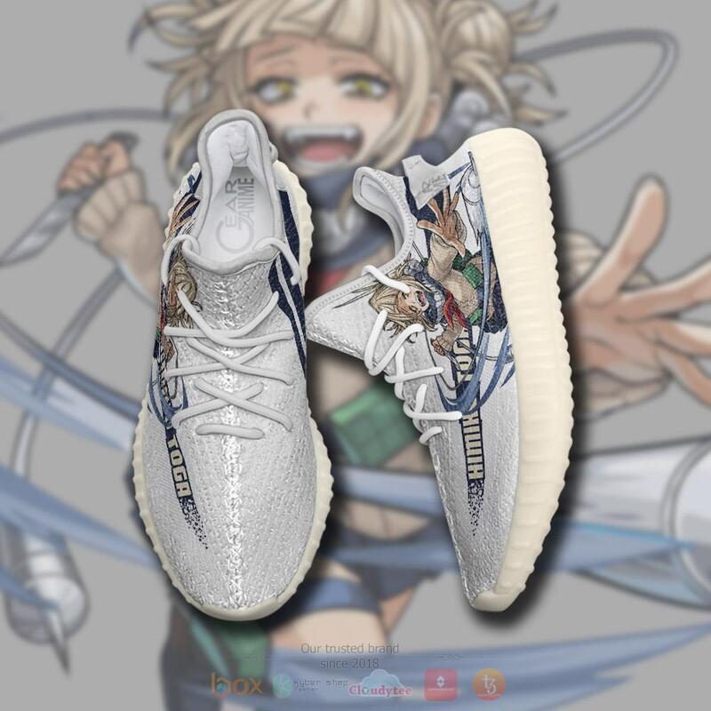 My Hero Academia Himiko Toga Yeezy Sneaker shoes 3 My Hero Academia Himiko Toga Yeezy Sneaker shoes 1 2