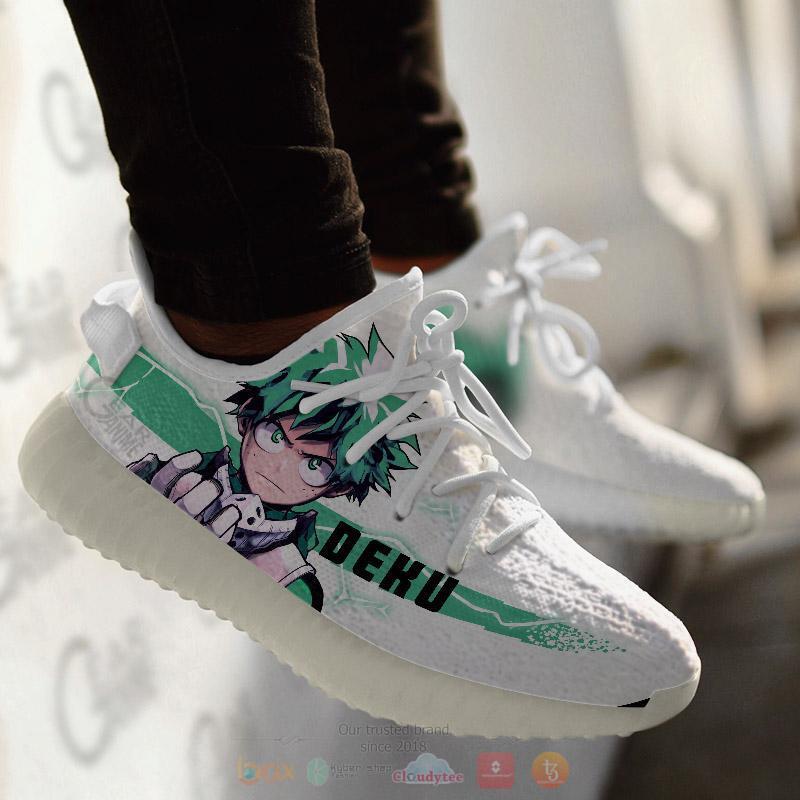 My Hero Academia Izuku Midoriya Deku Yeezy Sneaker shoes 3 My Hero Academia Izuku Midoriya Deku Yeezy Sneaker shoes 1 2