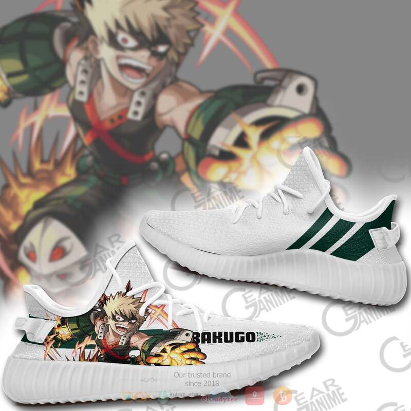 My Hero Academia Katsuki Bakugo Yeezy Sneaker shoes 1