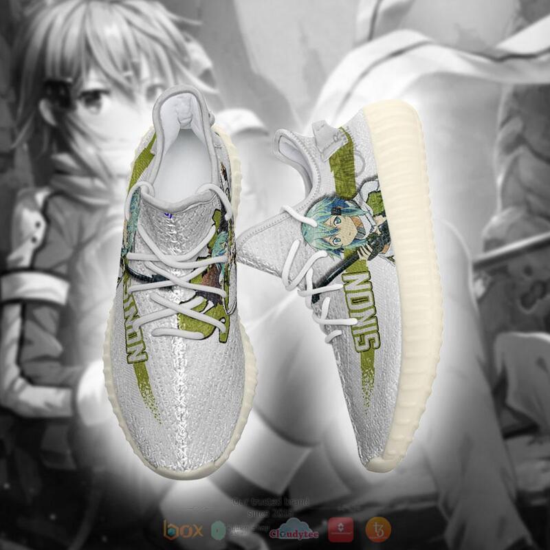 My Hero Academia SAO Sinon YZ Sword Art Online Yeezy Sneaker shoes 1 2