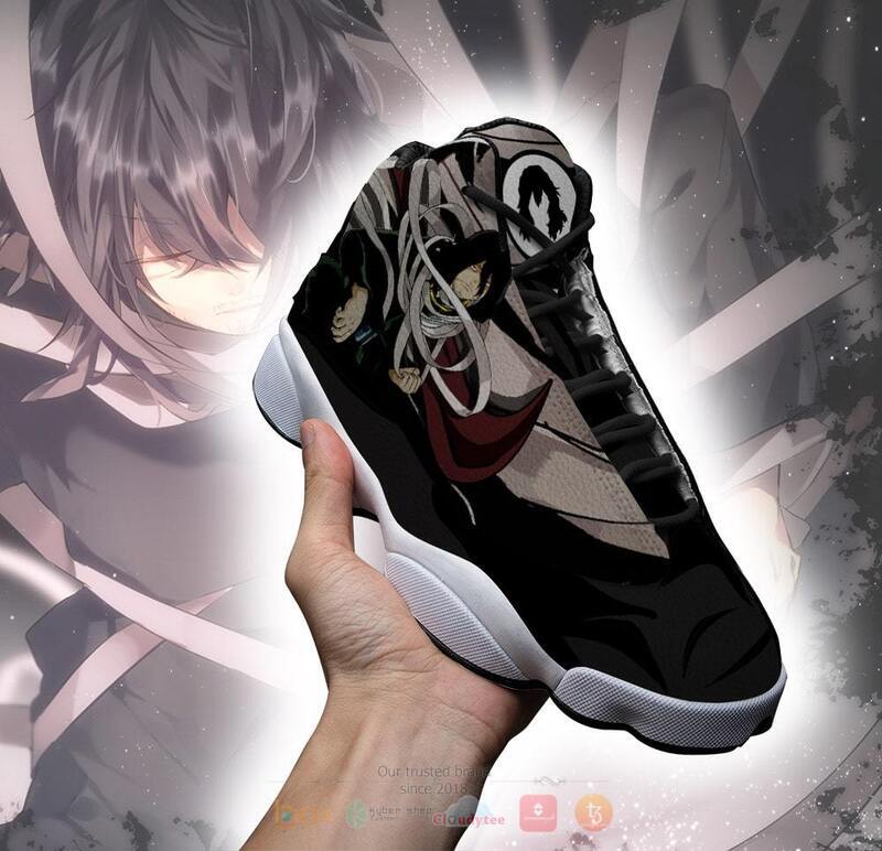 My Hero Academia Shouta Aizawa Black Air Jordan 13 Sneaker Shoes 3 My Hero Academia Shouta Aizawa Black Air Jordan 13 Sneaker Shoes 1 2