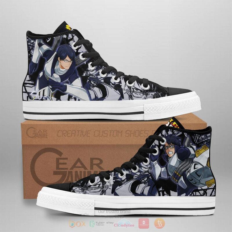 My Hero Academia Tenya Iida Canvas High Top shoes