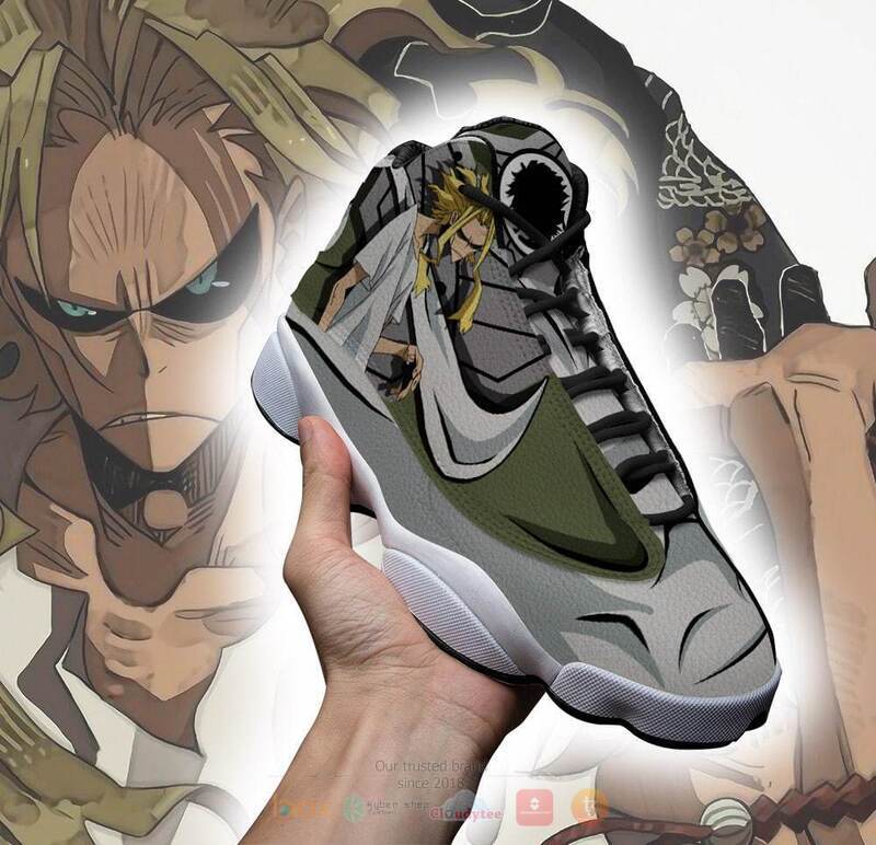 My Hero Academia Toshinori Yagi Air Jordan 13 Sneaker Shoes 1 2 3