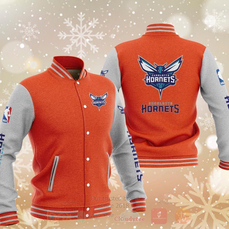 BEST NBA Charlotte Hornets 3D Baseball Jacket 4 NBA Charlotte Hornets Baseball Jacket 1 2 3