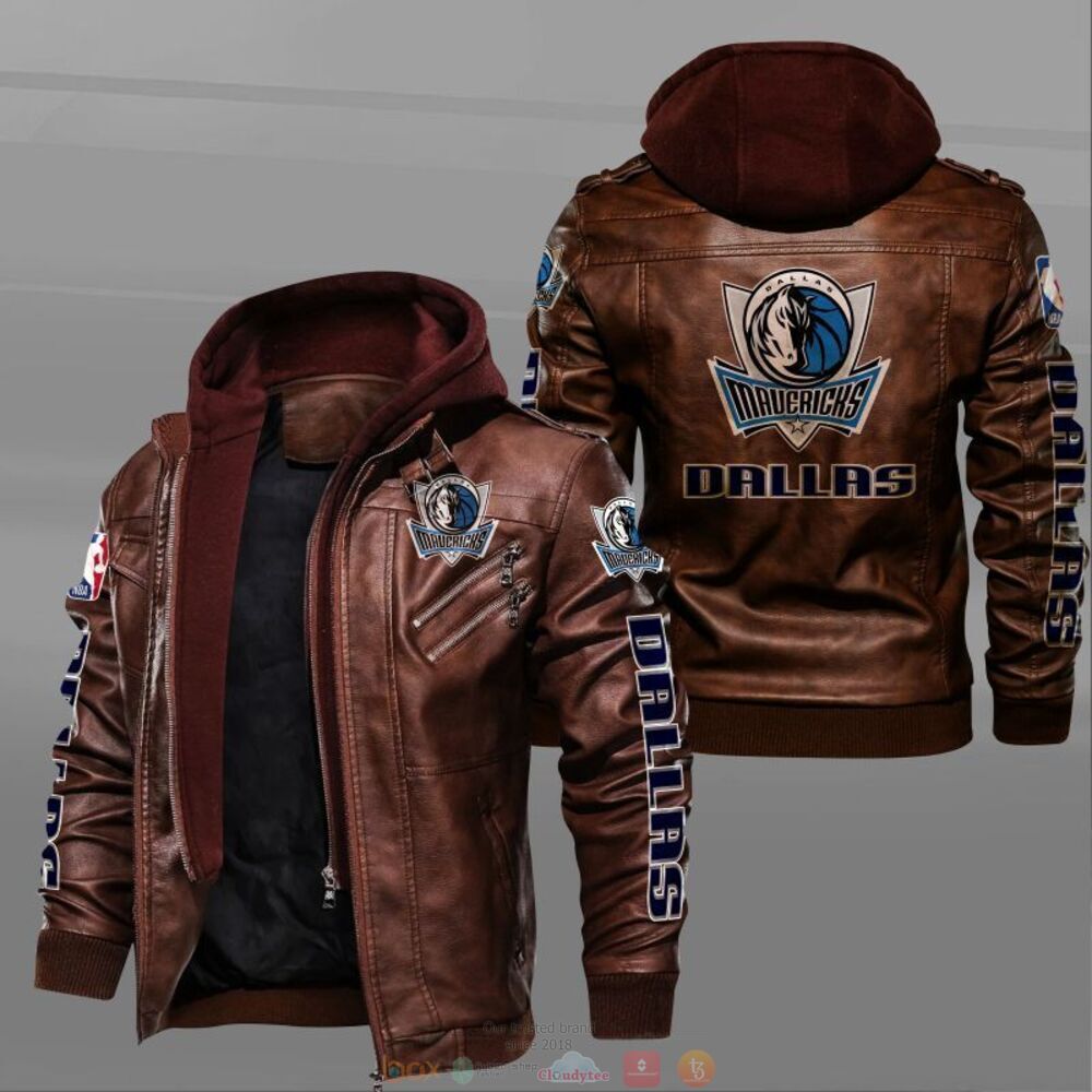 NBA Dallas Mavericks Leather Jacket 1