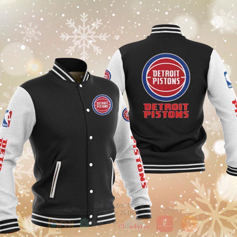 NBA Detroit Pistons Baseball Jacket