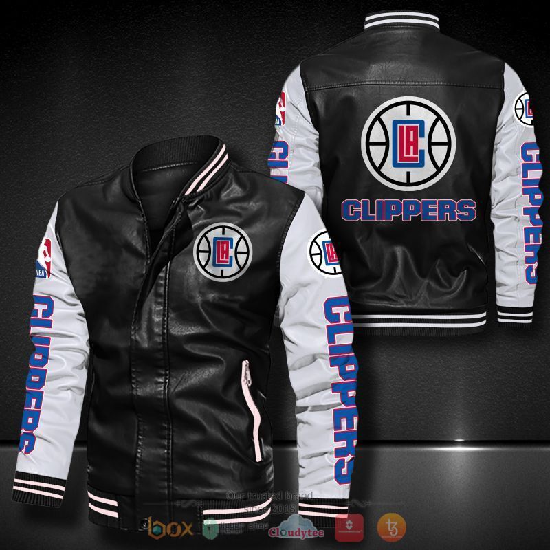 NBA Los Angeles Clippers Bomber leather jacket