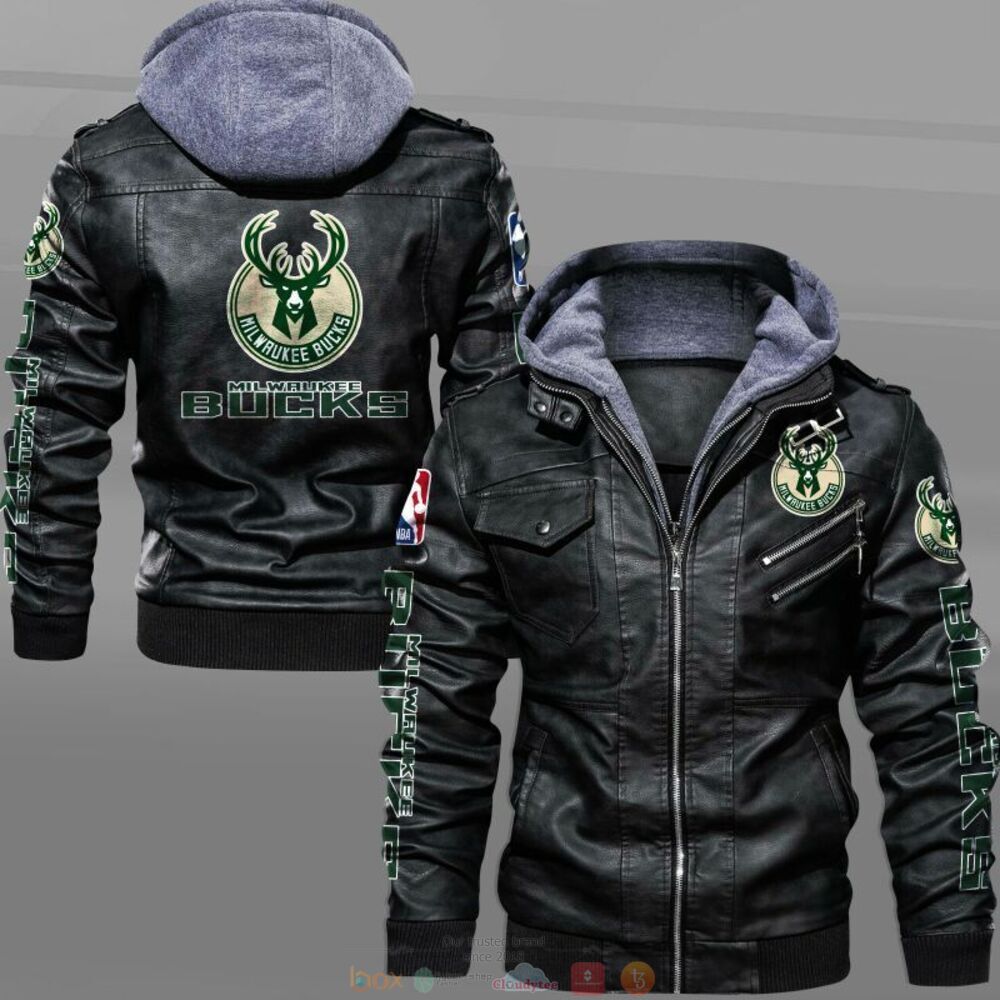NBA Milwaukee Bucks Leather Jacket