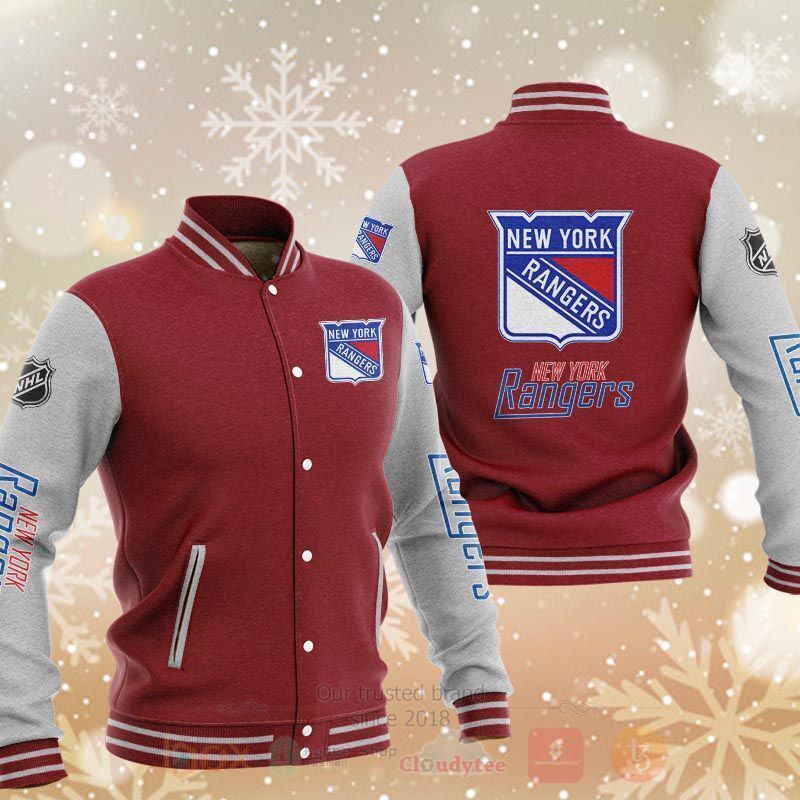 BEST NBA New York Rangers 3D Baseball Jacket 4 NBA New York Rangers Baseball Jacket 1 2 3
