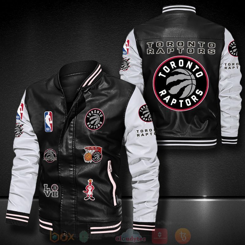 NBA Toronto Raptors Bomber Leather Jacket
