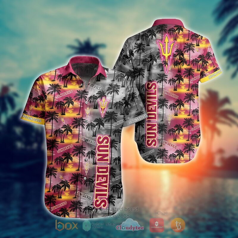 NCAA Arizona State Sun Devils Coconut Hawaiian shirt, Short 1 NCAA Arizona State Sun Devils Coconut Hawaiian shirt Short